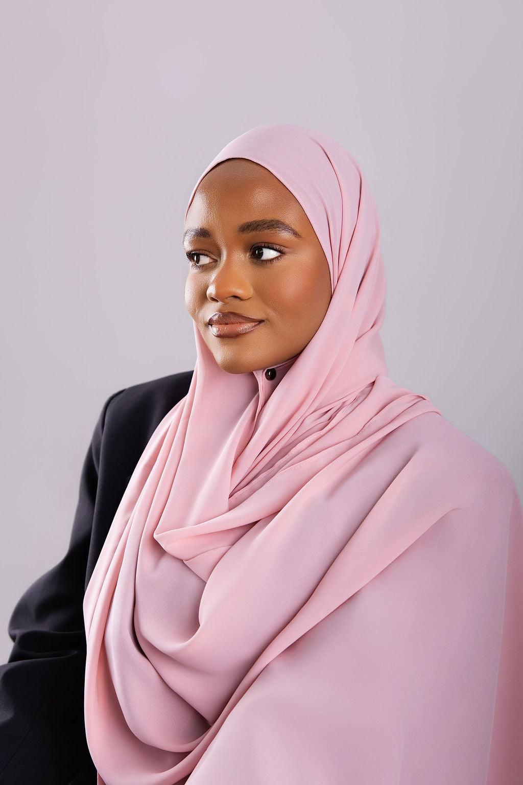 Rose Pink Luxe Chiffon Hijab