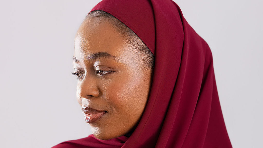 Berry Luxe Chiffon Hijab