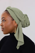 Olive Green Luxe Chiffon Hijab