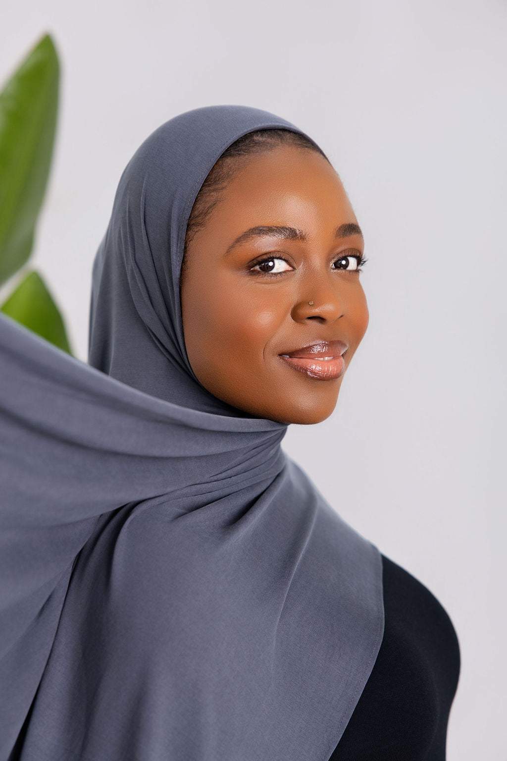 Grey Luxe Jersey Hijab