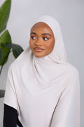 Beige Luxe Jersey Hijab